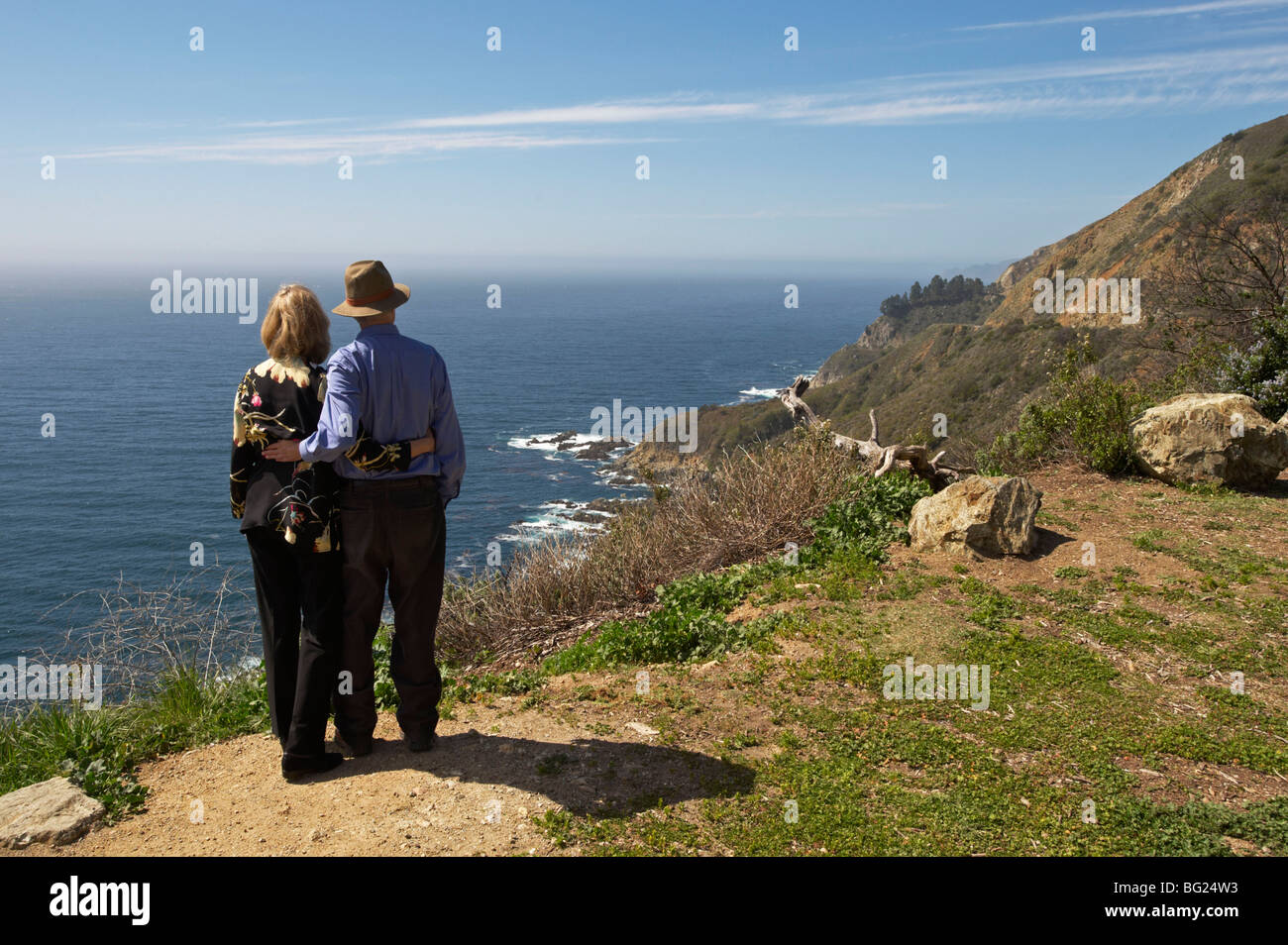 Pazifische Küstenstraße Kalifornien USA Stockfoto