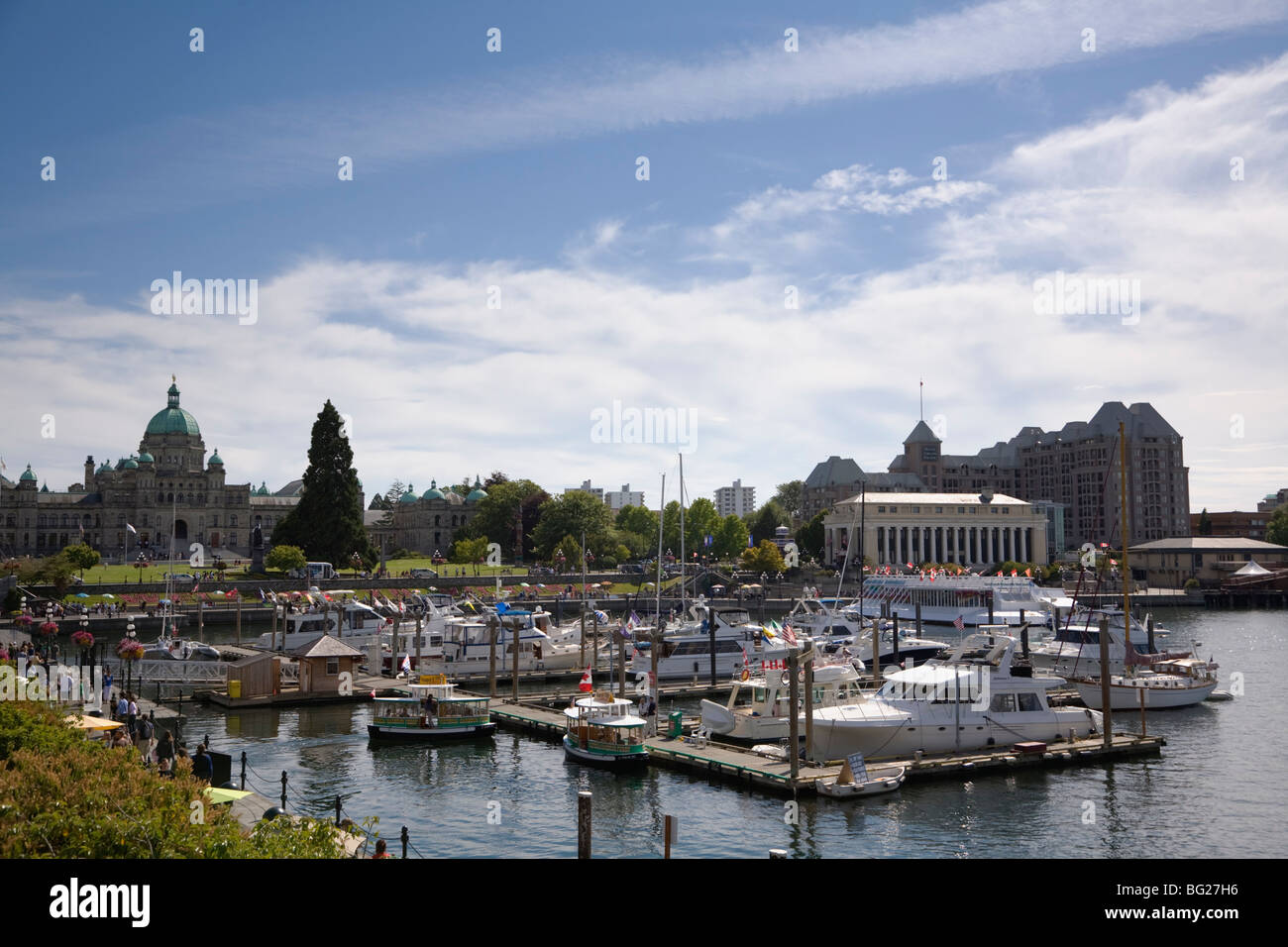 Victoria Inner Harbour, Britisch-Kolumbien, Kanada Stockfoto