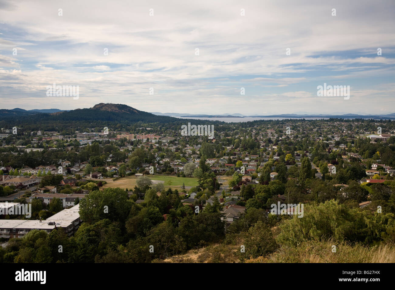 Blick vom Mount Tolmie, Victoria, Britisch-Kolumbien, Kanada Stockfoto