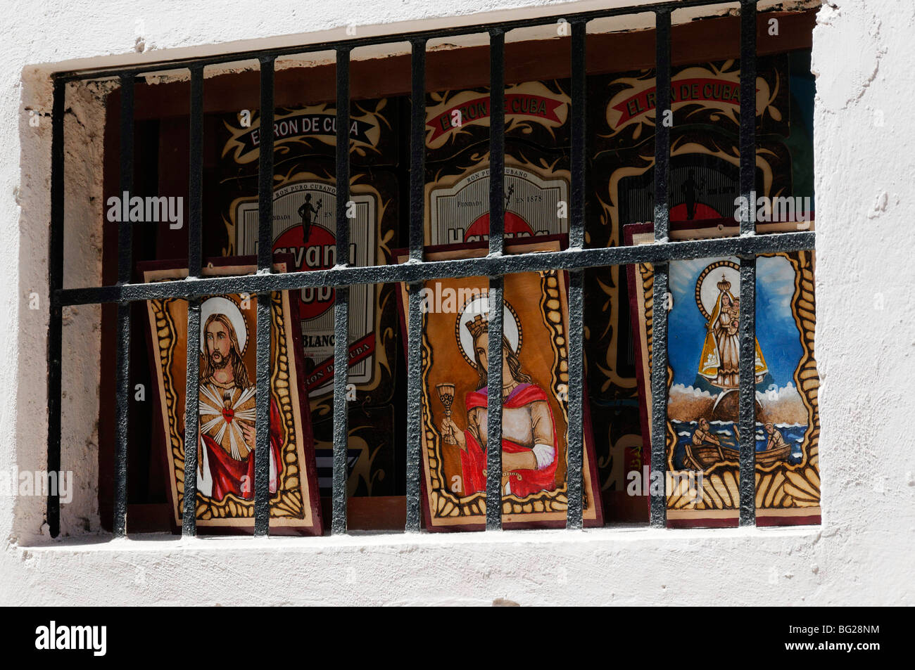 Christliche Ikonographie, Havanna, Kuba Stockfoto