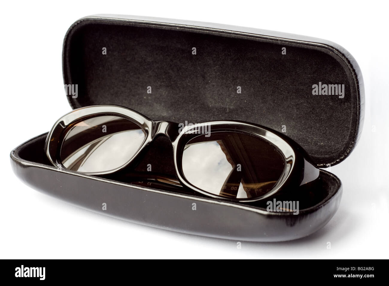 Sonnenbrille im Fall Stockfoto