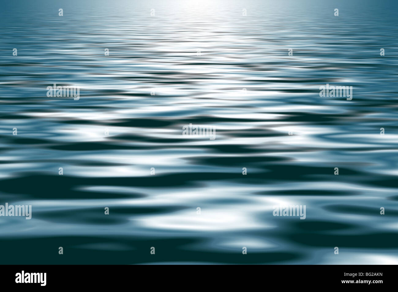 Sehr sanft weich strukturierte hinterleuchtete Wellen - nützlich als Hintergrund Stockfoto