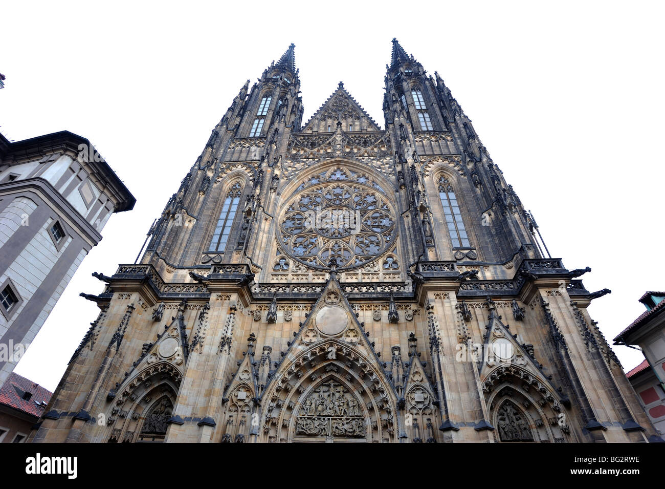 St. Vitus Kathedrale Katedrála Svatého Víta Prager Burg Tschechien Stockfoto