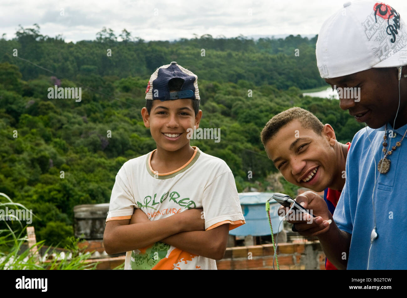 Jugend in Brasilien. Stockfoto