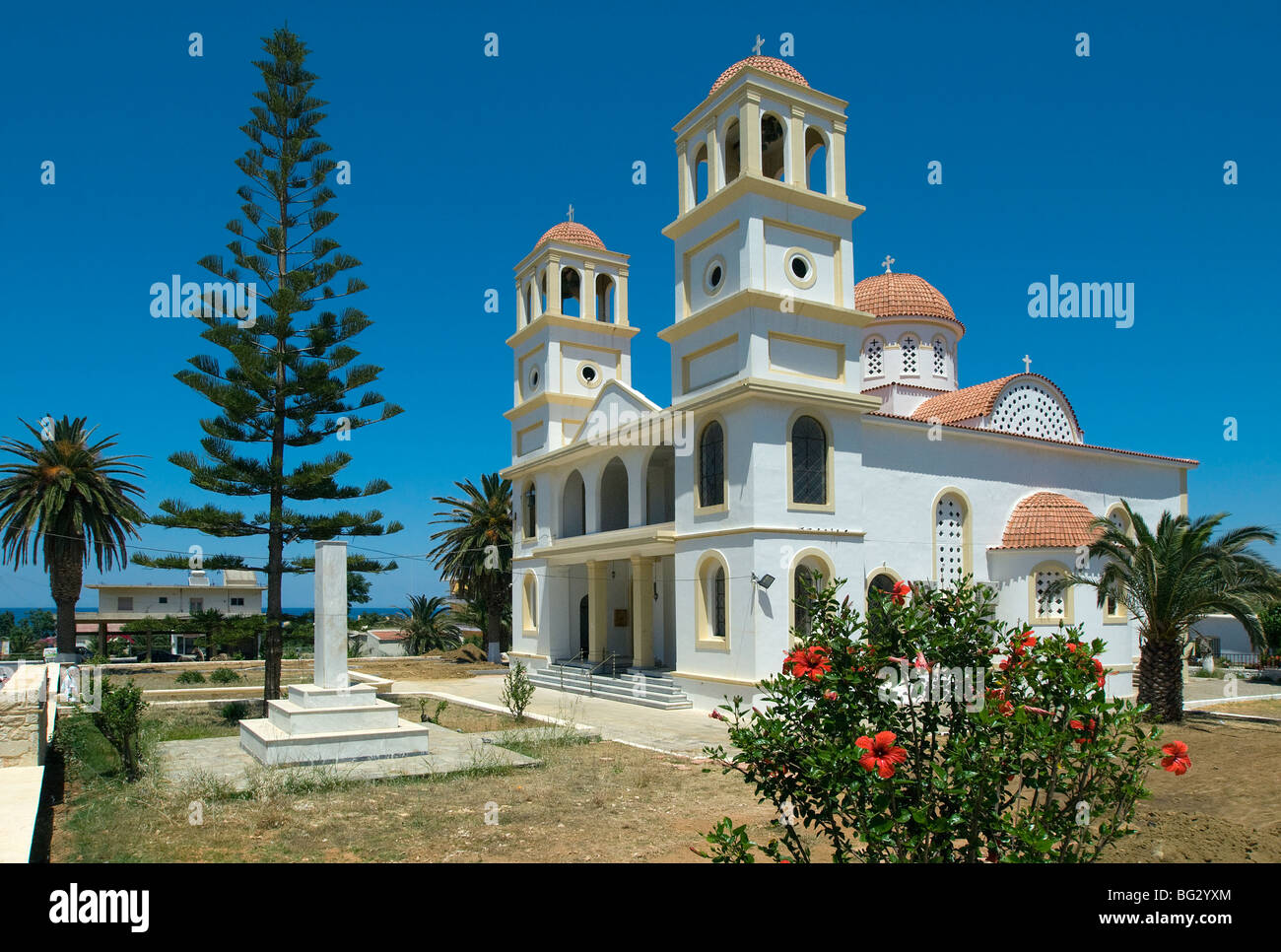 Kirche in Maleme, Kreta, Griechenland Stockfoto