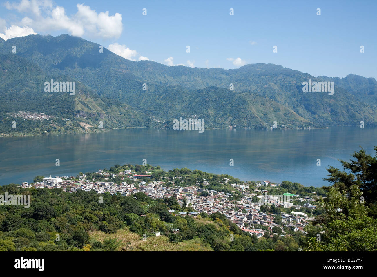 San Pedro La Laguna am Lake Atitlan, Guatemala. Stockfoto