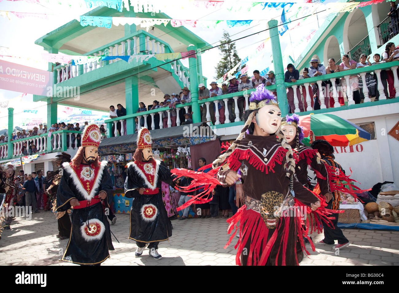 Todos Santos Festival, Todos Santos Cuchumatan, Guatemala Stockfoto