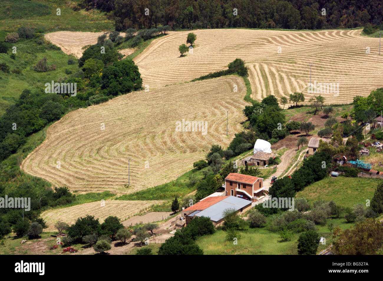 Italien, Sizilien, Landschaft Stockfoto