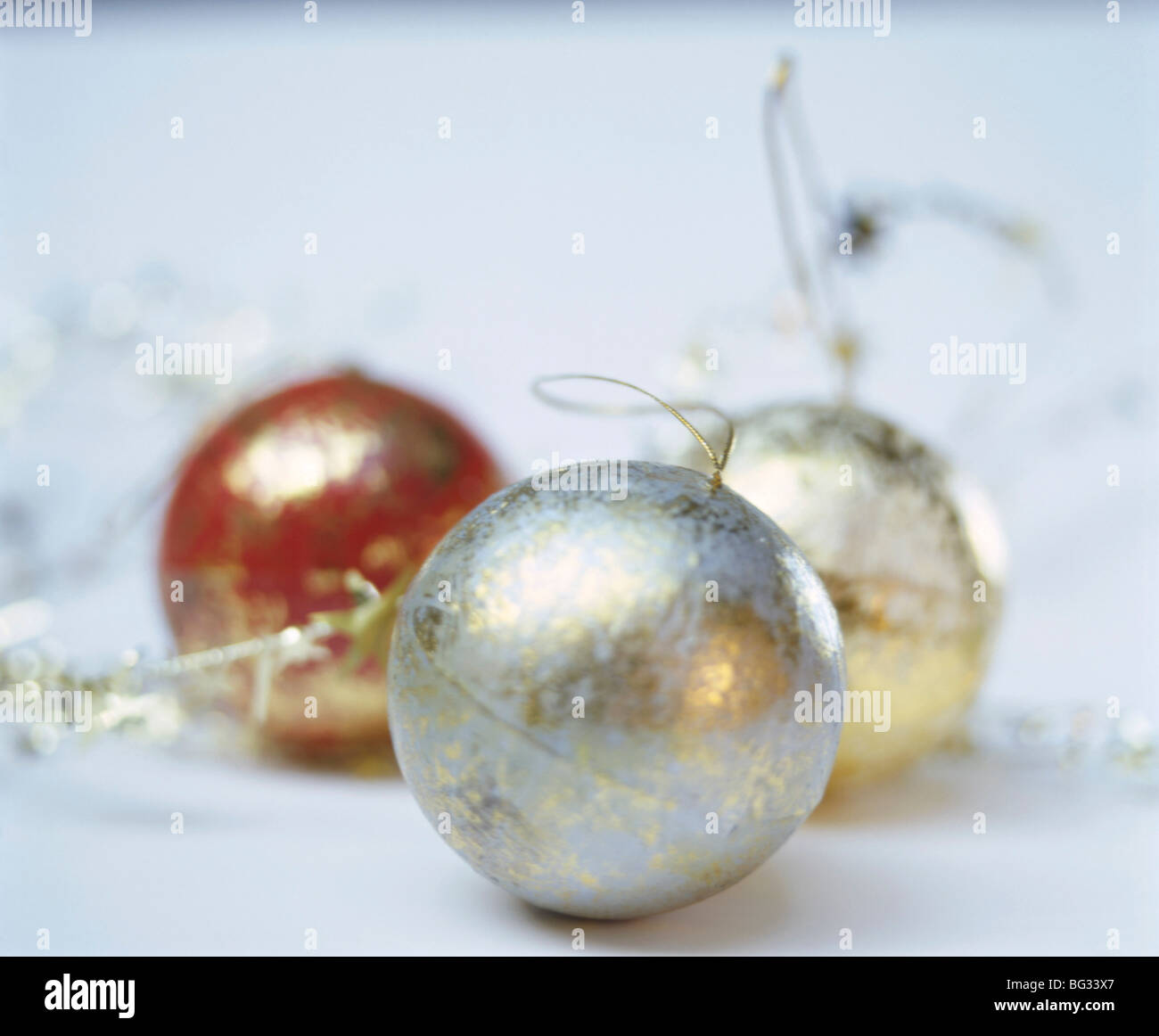 Weihnachtskugeln Stockfoto