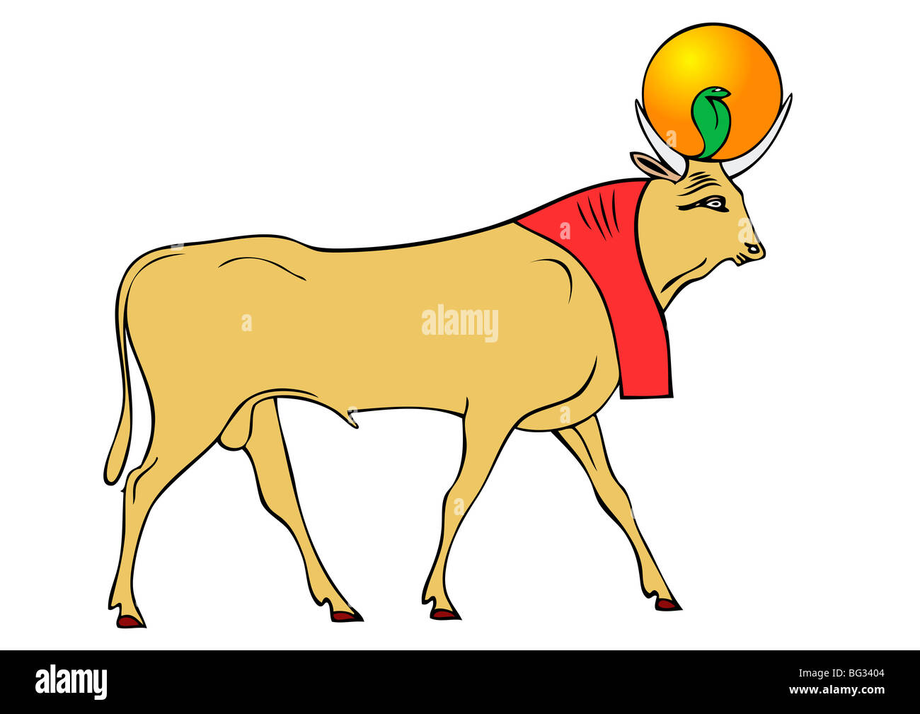 APIs - ägyptischen Heiligen Stier Stockfoto