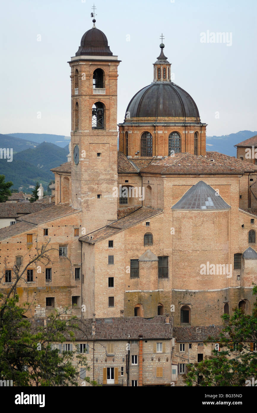 Urbino. Italien. Der Duomo. Stockfoto