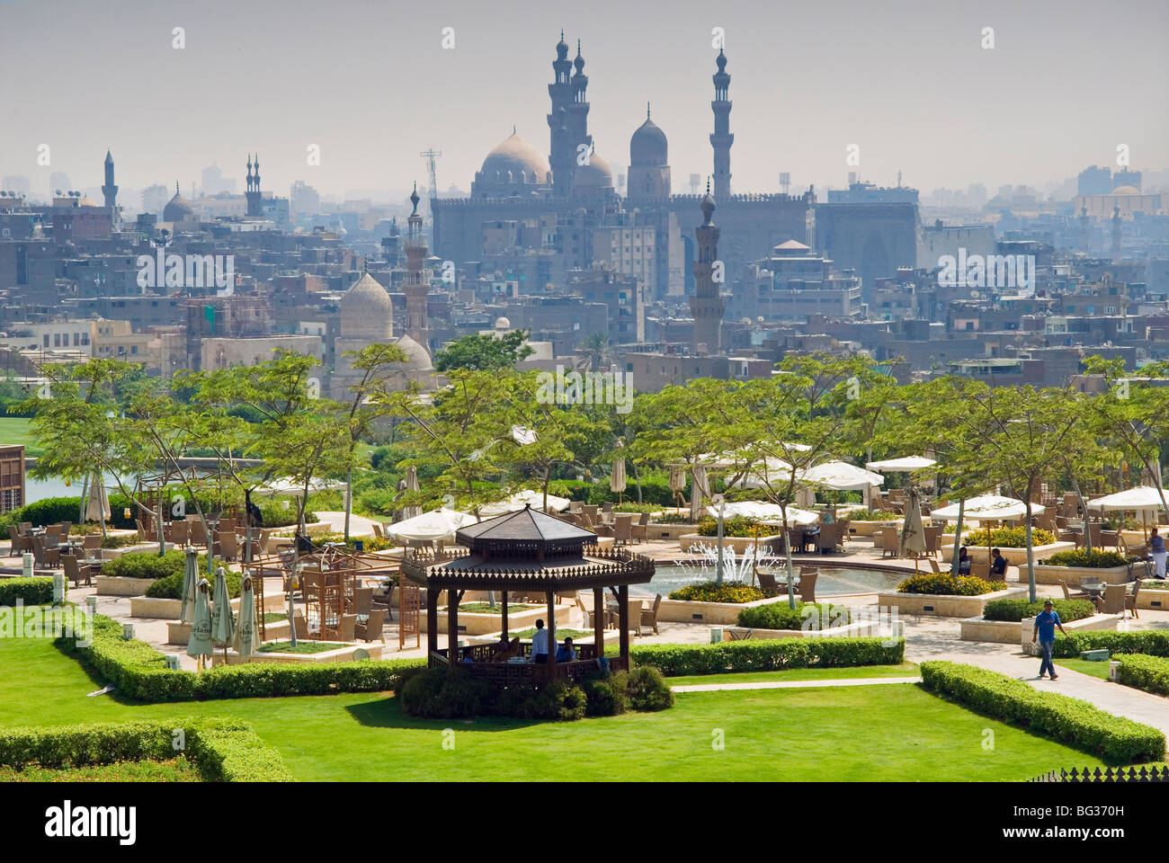 Al-Azhar-Park und islamischen Bereich, Kairo, Ägypten, Nordafrika, Afrika Stockfoto