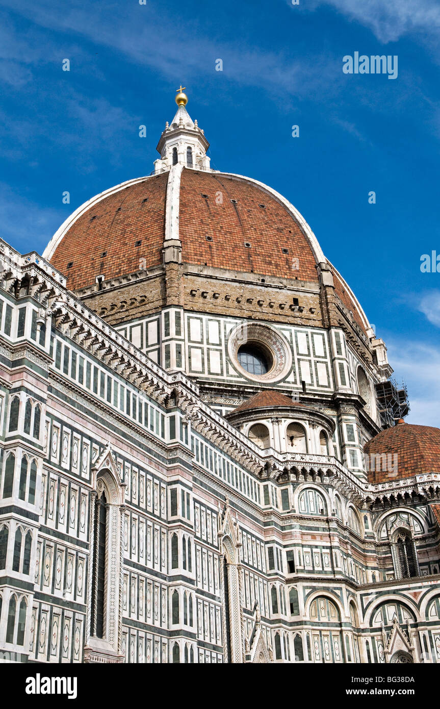 Der Dom (Duomo), Santa Maria del Giglio, Florenz (Firenze), UNESCO World Heritage Site, Toskana, Italien, Europa Stockfoto