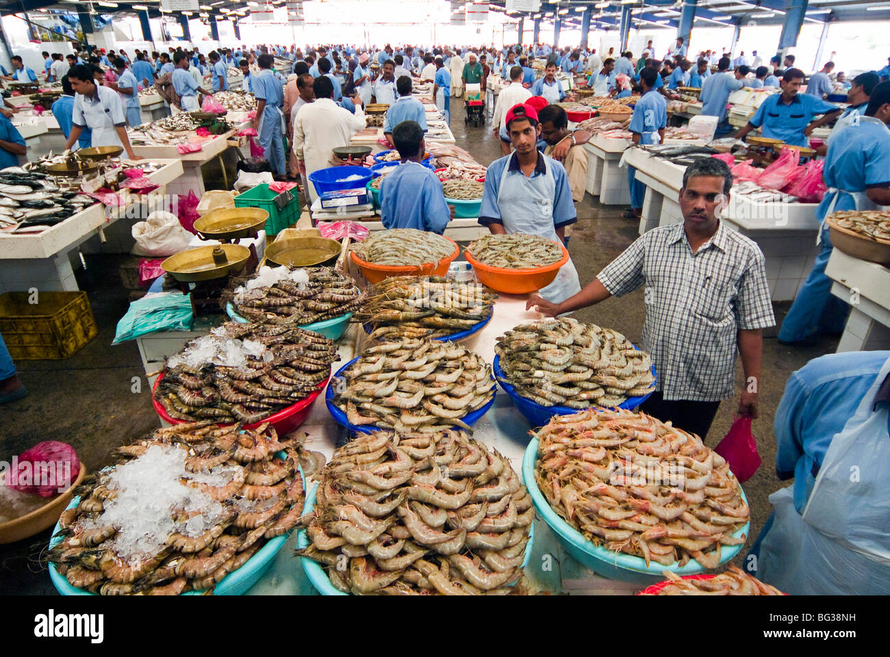 Fisch Markt Dubai Vereinigte Arabische Emirate Naher Osten Stockfotografie Alamy