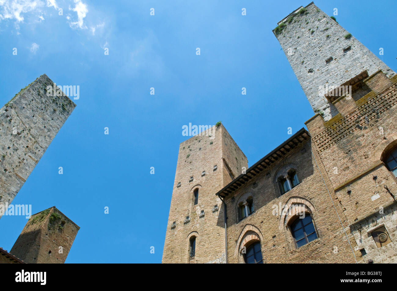 Türme von San Gimignano, UNESCO-Weltkulturerbe, San Gimignano, Toskana, Italien, Europa Stockfoto