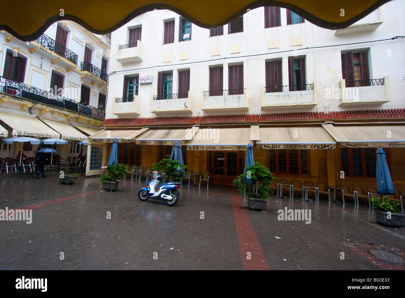 Petit Socco, Zentrum der Medina in Tanger Marokko Stockfoto