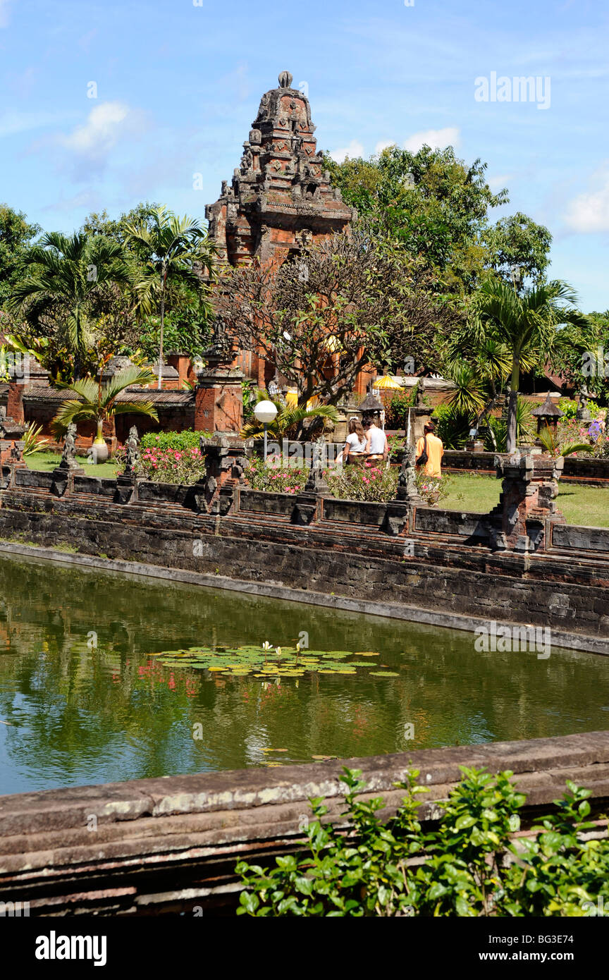 Bale Kambang, schwimmende Pavillon, königlichen Obergericht, Klungkung, Semarapura, Bali, Indonesien Stockfoto