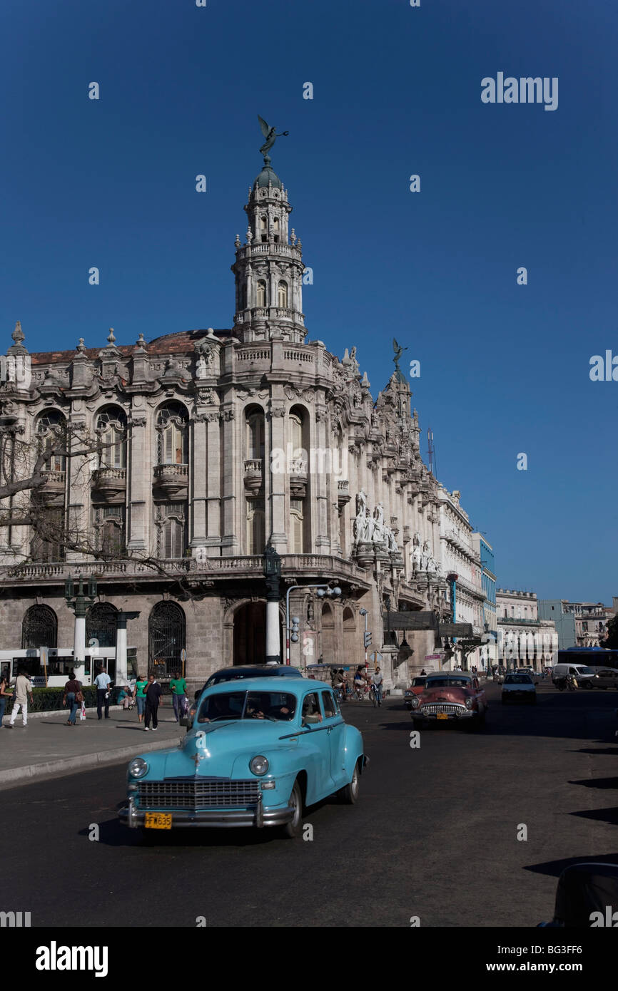 Gran Teatro (das Grand Theatre), Havanna, Kuba, Westindische Inseln, Mittelamerika Stockfoto