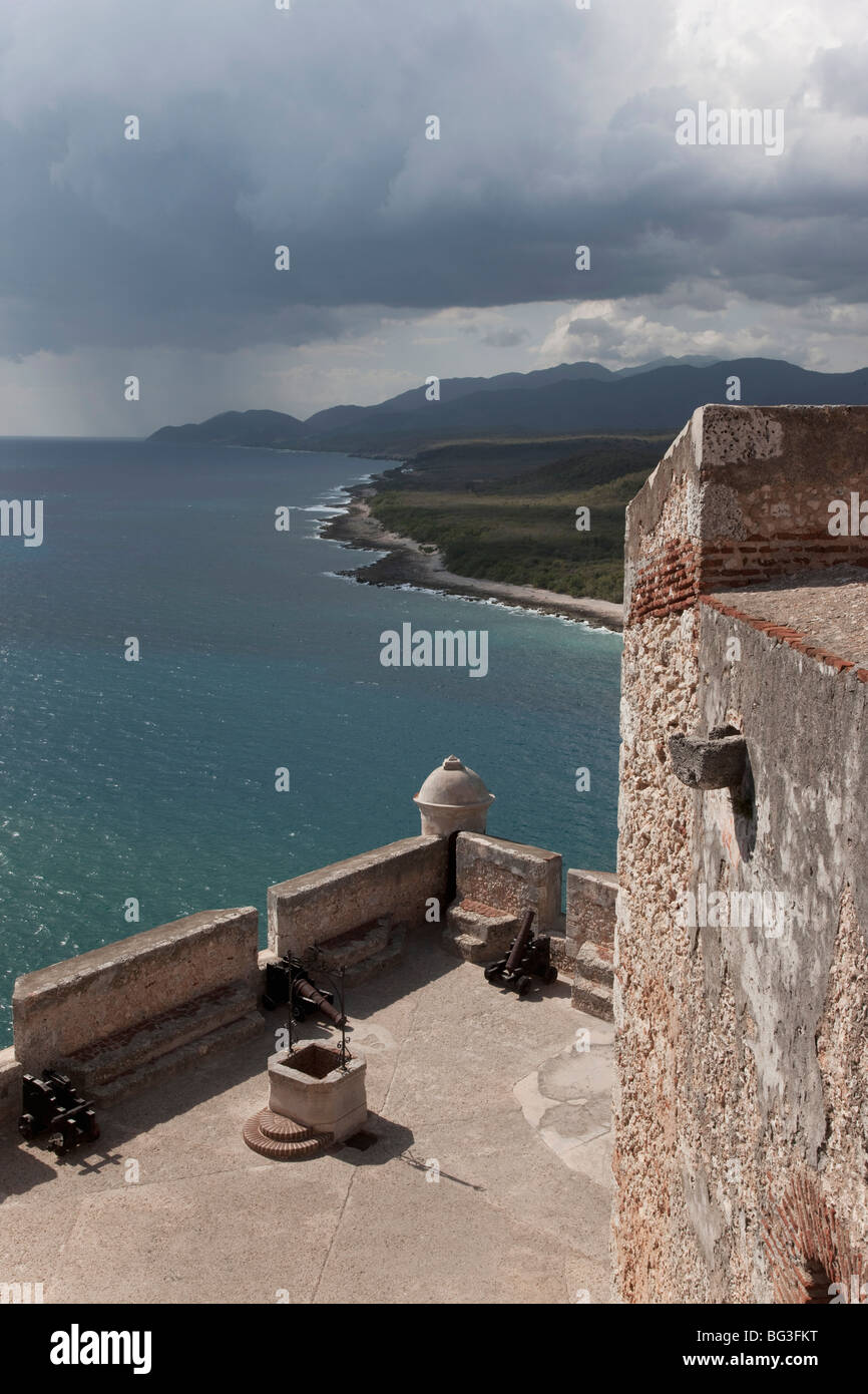 El Morro Festung, Santiago De Cuba, Santiago de Cuba Provinz, Kuba, Karibik, Mittelamerika Stockfoto