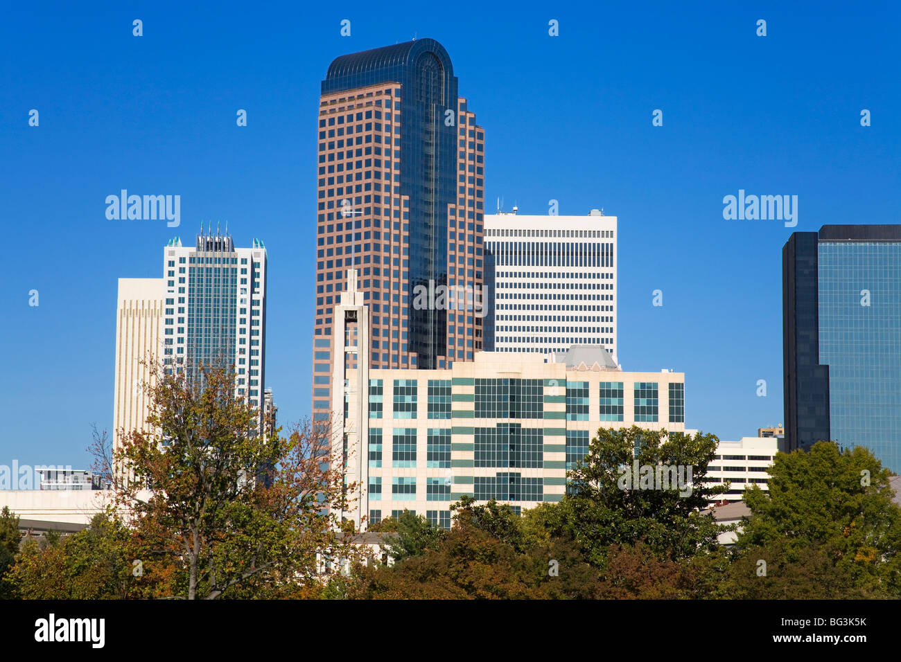 Marshall Park, Charlotte, North Carolina, Vereinigte Staaten von Amerika, Nordamerika Stockfoto