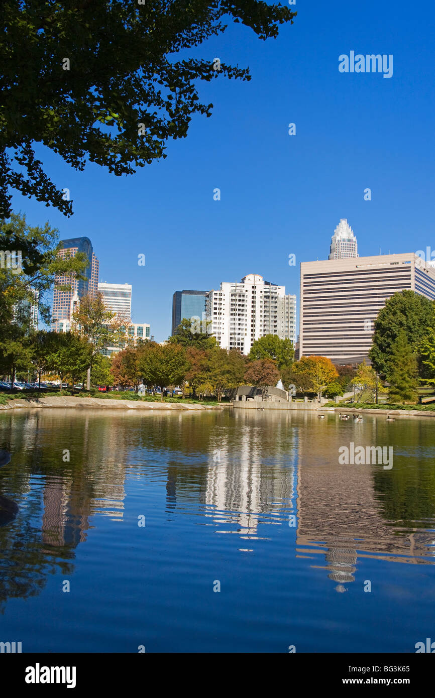 Marshall Park, Charlotte, North Carolina, Vereinigte Staaten von Amerika, Nordamerika Stockfoto