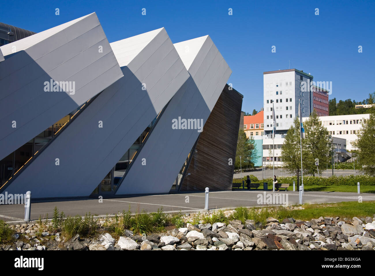 Polaria-Museum, Stadt Tromsø, Troms Grafschaft, Norwegen, Skandinavien, Europa Stockfoto