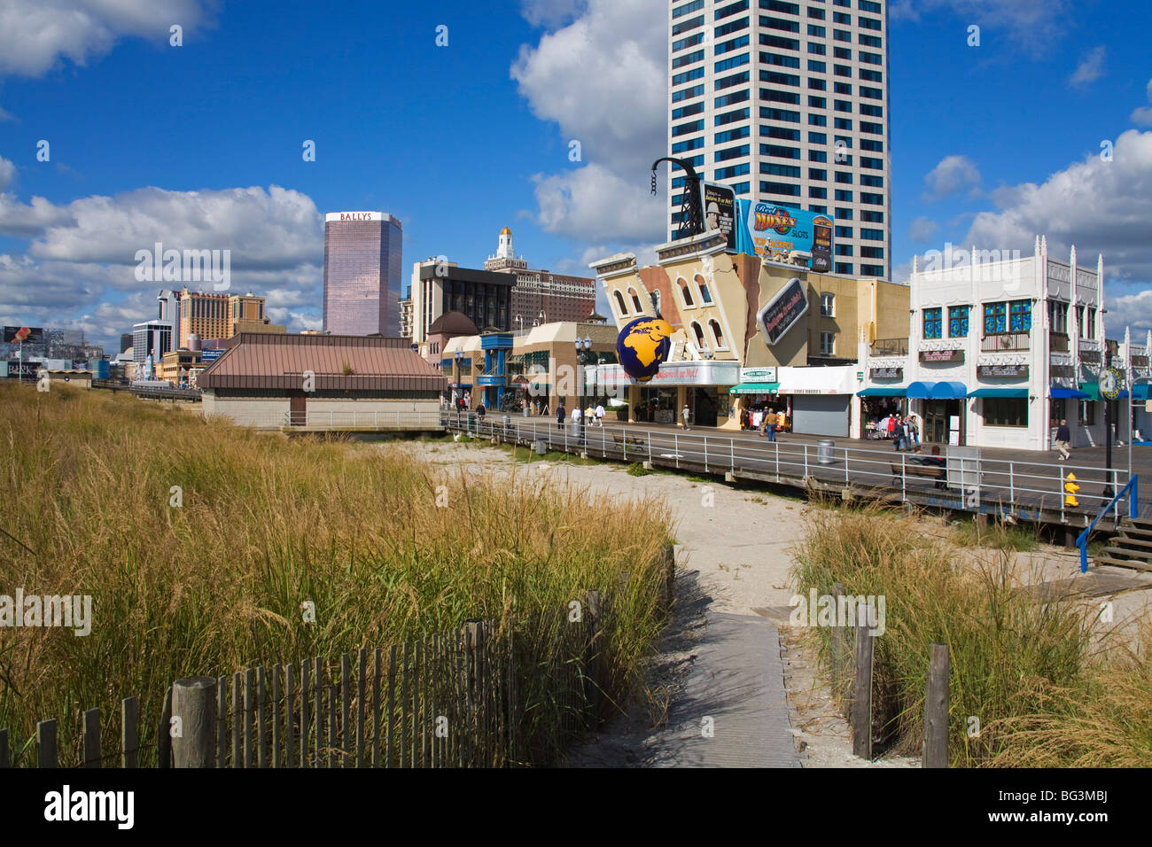 Atlantic City Boardwalk, Atlantic City, New Jersey, Vereinigte Staaten von Amerika, Nordamerika Stockfoto