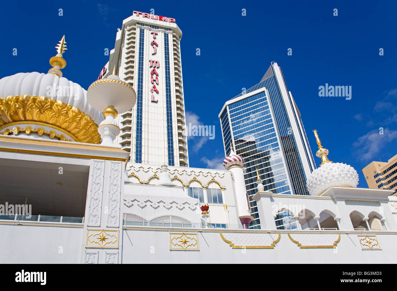 Trump Taj Mahal Casino, Atlantic City, New Jersey, Vereinigte Staaten von Amerika, Nordamerika Stockfoto