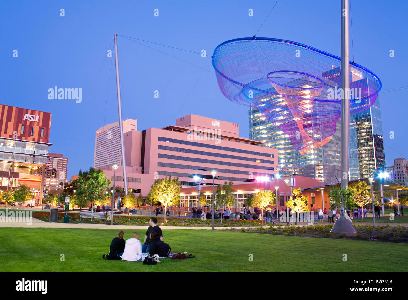 Civic Space Park, Phoenix, Arizona, Vereinigte Staaten von Amerika, Nordamerika Stockfoto
