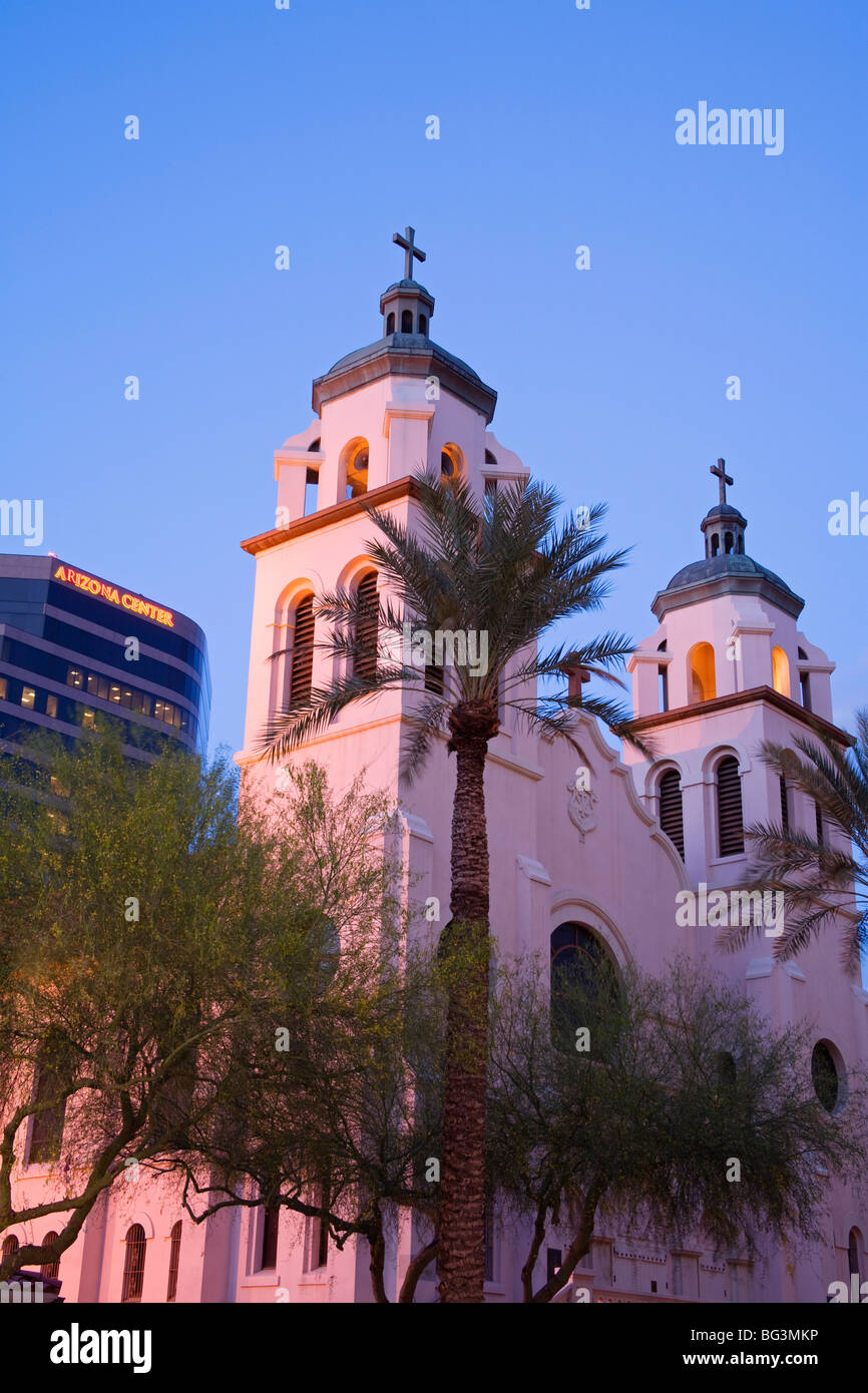 St. Marien Basilika, Phoenix, Arizona, Vereinigte Staaten von Amerika, Nordamerika Stockfoto