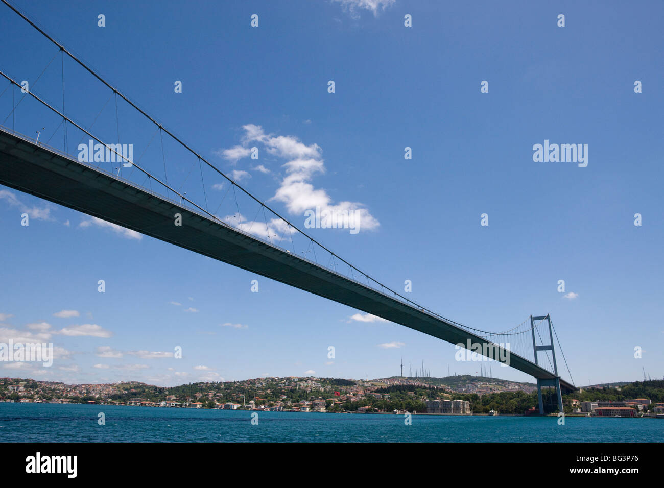 Bosporus-Brücke, Istanbul, Türkei, Europa Stockfoto