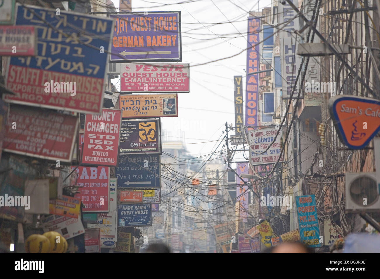 Main Bazaar, Delhi, Indien, Asien Stockfoto