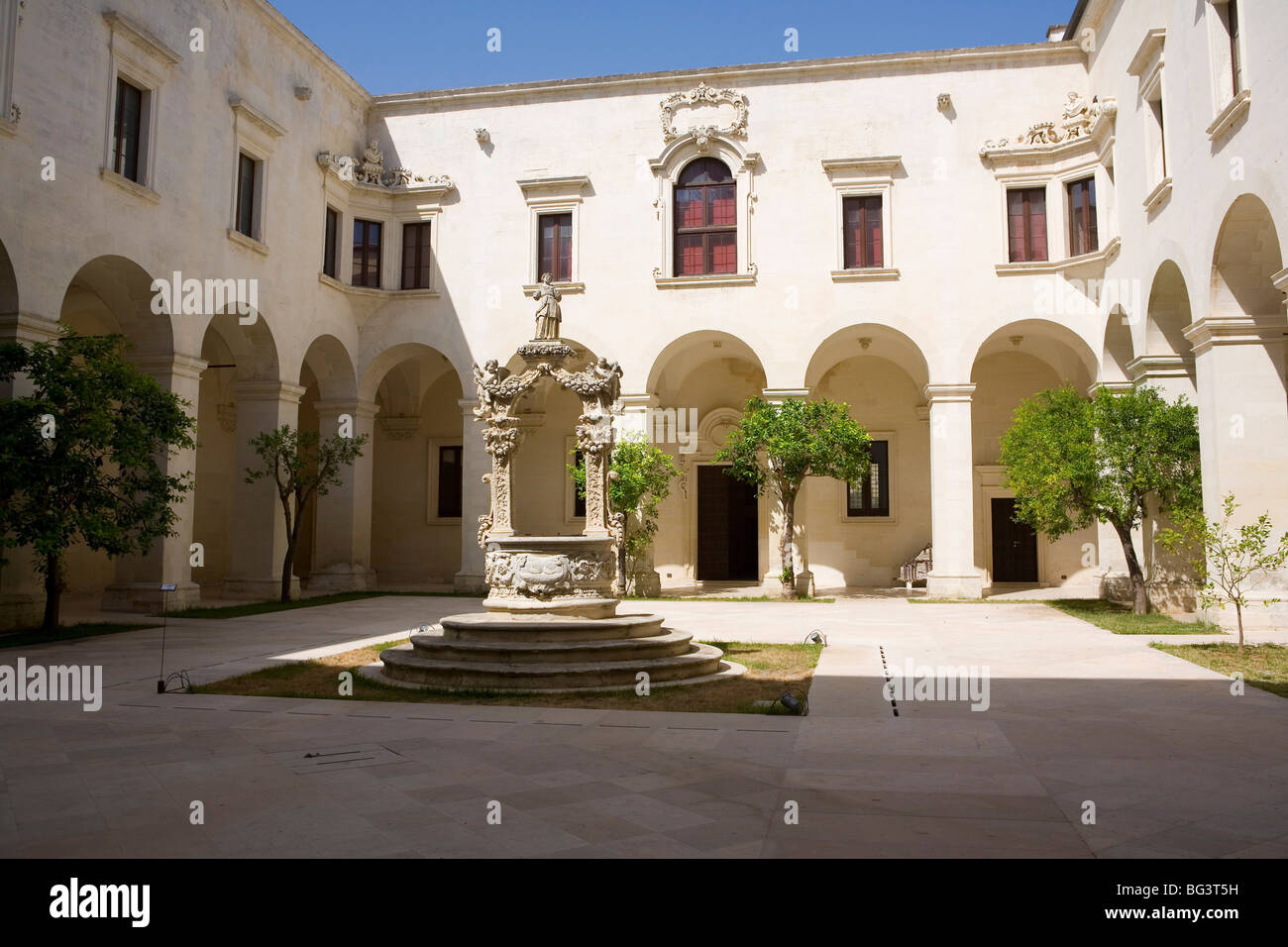 Seminar, Domplatz, Lecce, Provinz Lecce, Apulien, Italien, Europa Stockfoto