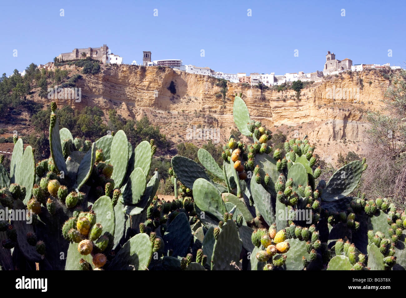 Arcos De La Frontera, eines der weißen Dörfer, Andalusien, Spanien, Europa Stockfoto