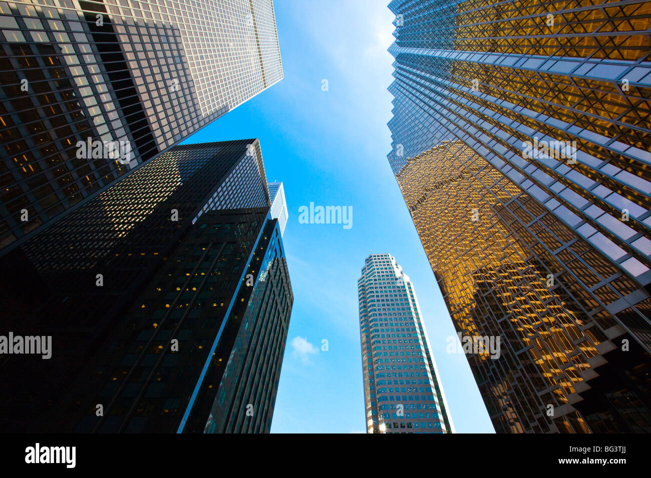 Wolkenkratzer in Downtown Toronto Kanada Stockfoto