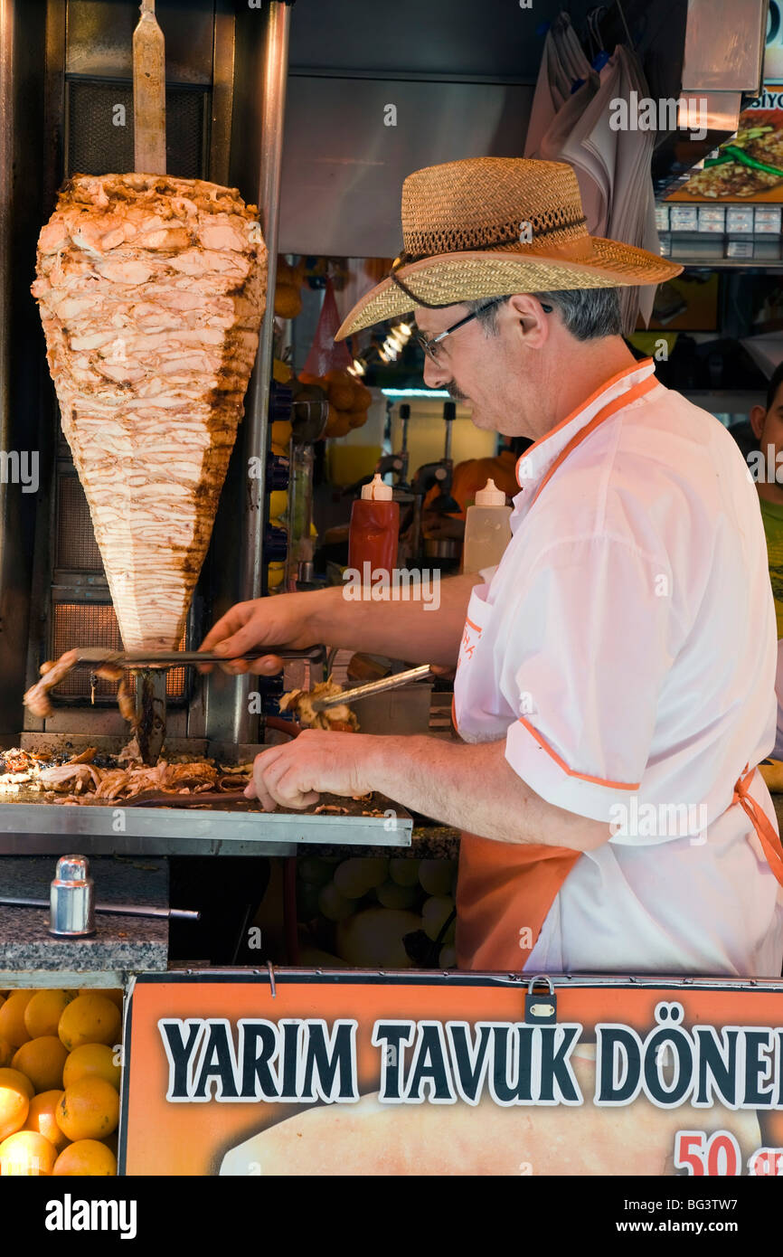 Kebab-Shop in Istanbul, Türkei, Europa Stockfoto