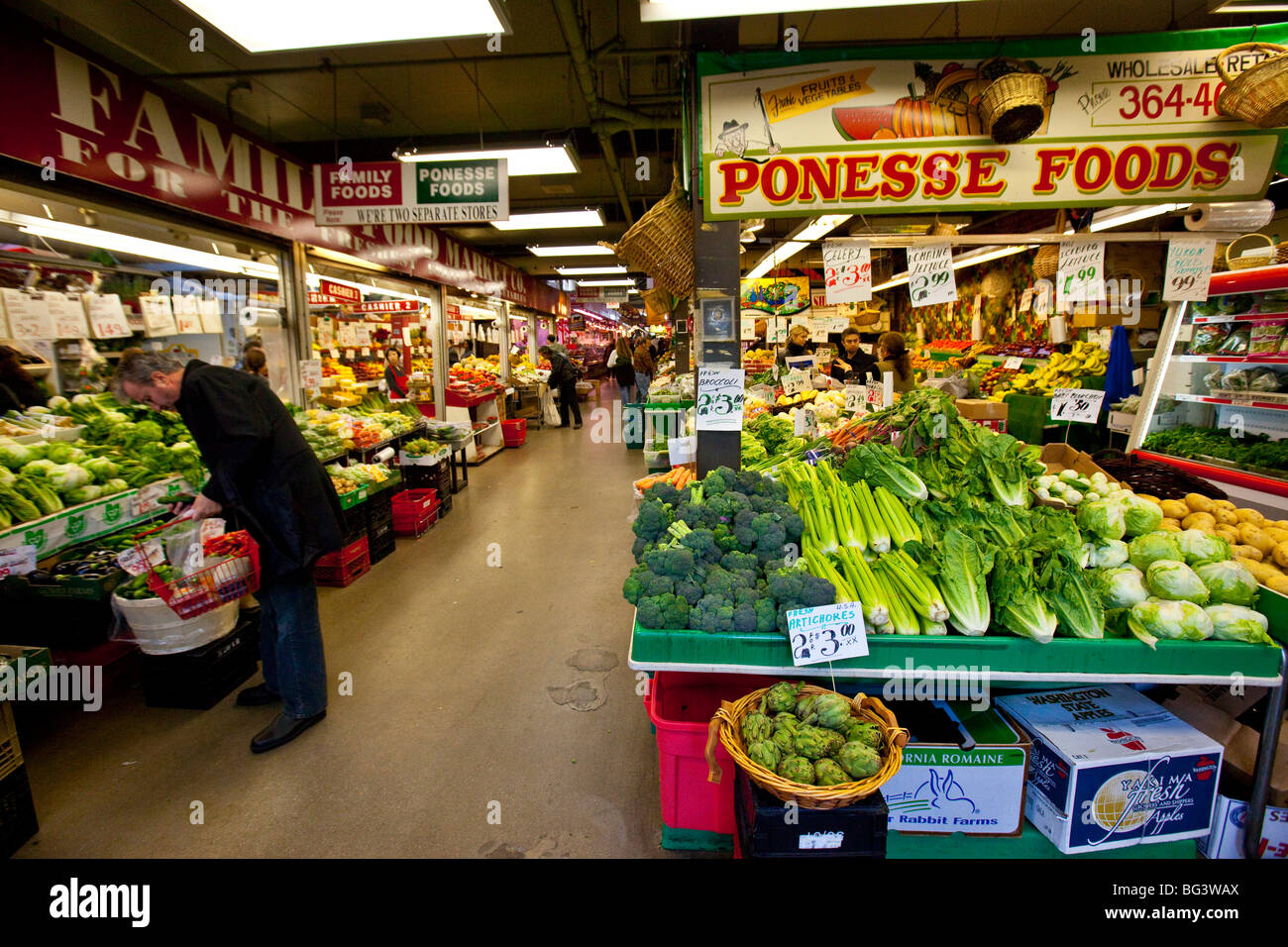 St. Lawrence Market Toronto Ontario Kanada Stockfoto