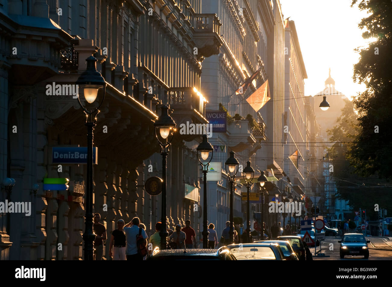 Kärntner Ring, Hotel Imperial, Ringstraße, Wien, Österreich | Kärntner Ring, Ring, Wien, Österreich Stockfoto