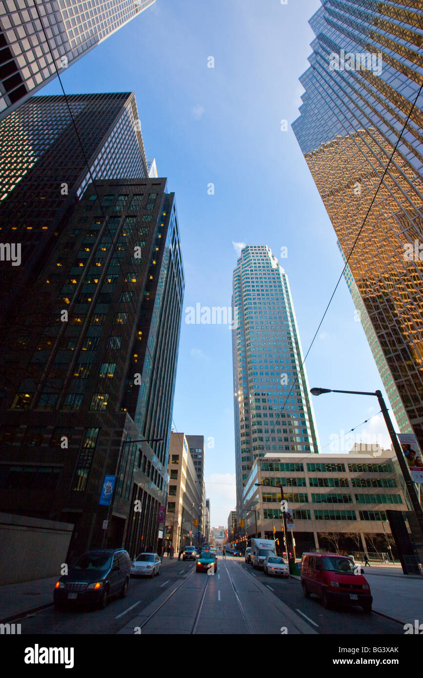 Wolkenkratzer in Downtown Toronto Kanada Stockfoto