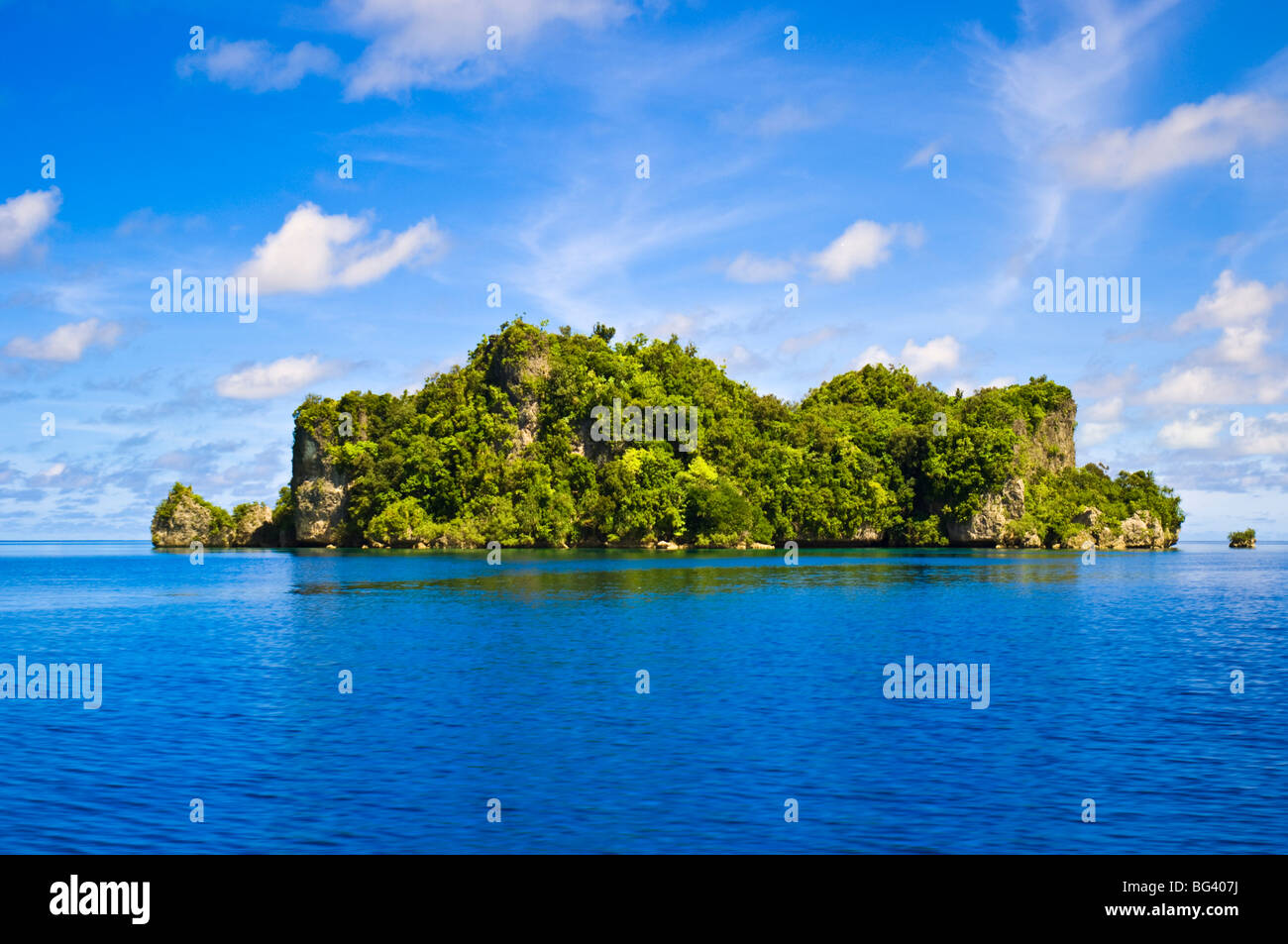 Felsinseln, Republik Palau Pacific Stockfoto