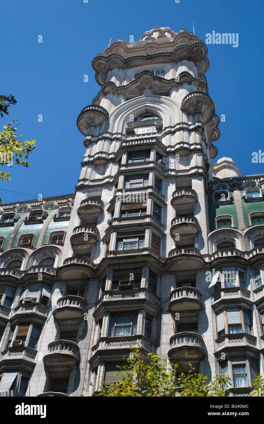 Argentinien, Buenos Aires, Avenida de Mayo, Barolo Palastgebäude Stockfoto