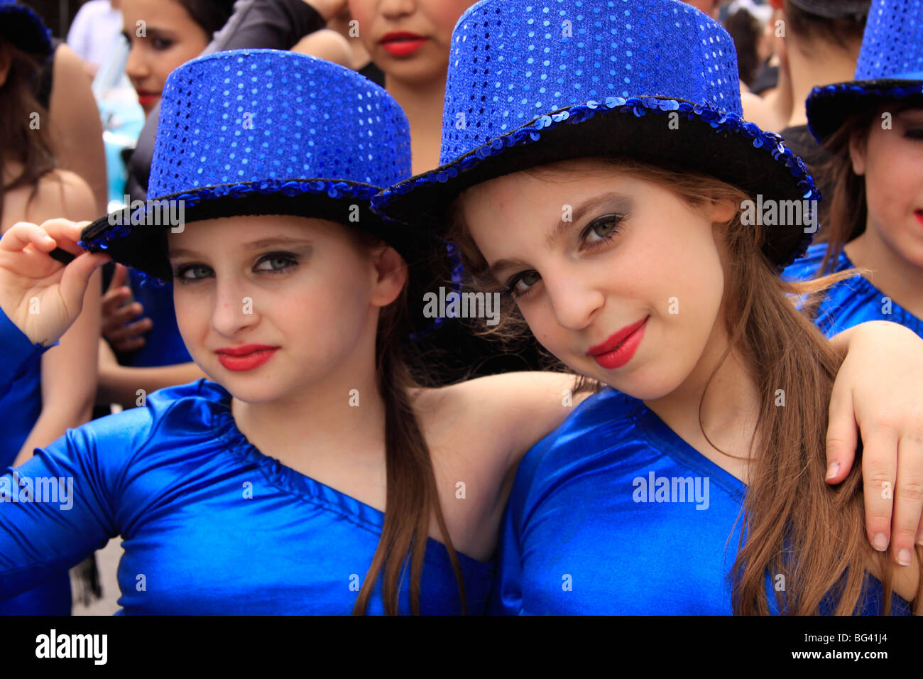 Israel, Purim Prozession in Ramat Hasharon Stockfoto