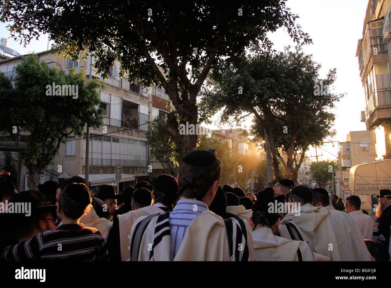 Israel, Bnei Brak, Segen der Sonne, Birkat Hachama Gebet Stockfoto