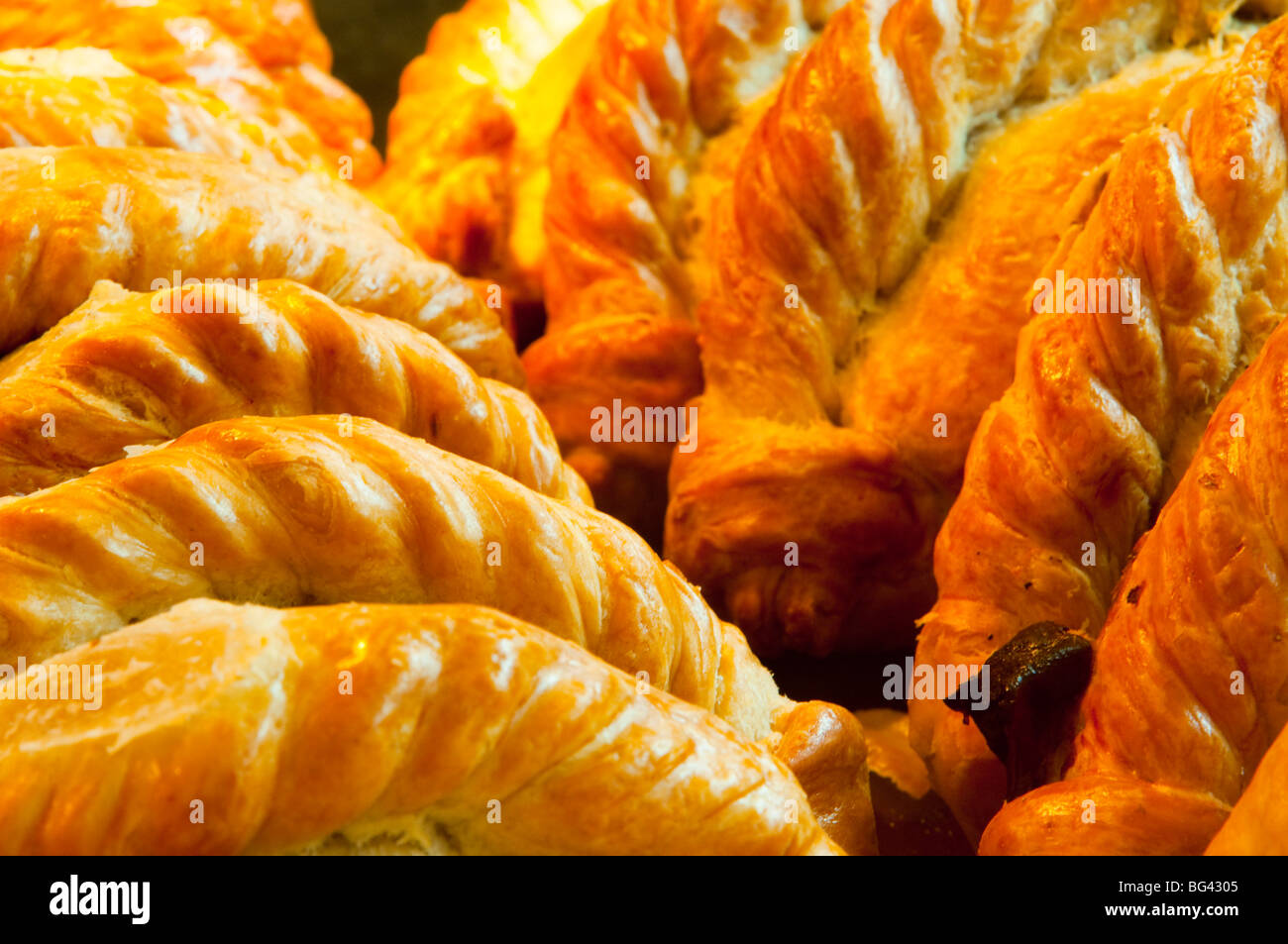 Großbritannien, England, Cornwall, Padstow, Bäckerei, Cornish Pasties Stockfoto