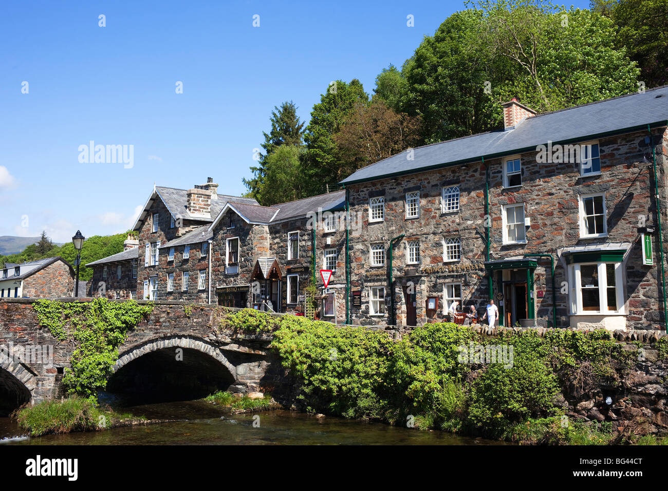 Wales, Gwynedd, Snowdonia-Nationalpark, Beddgelert Stockfoto