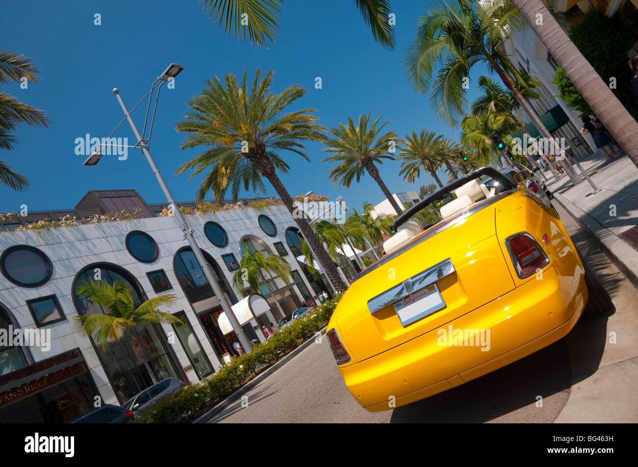 USA, California, Los Angeles, Beverly Hills, Rodeo Drive Stockfoto