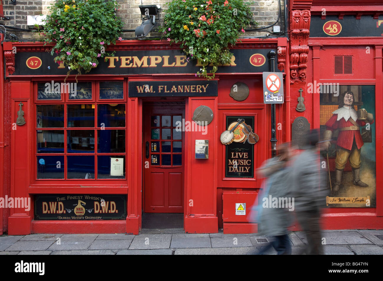 Temple Bar, Temple Bar District, Dublin, Irland Stockfoto