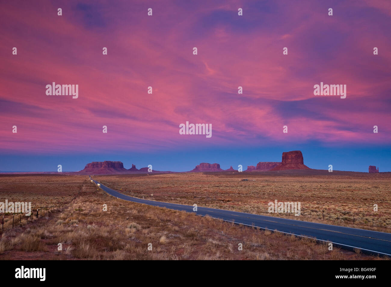 USA, Arizona-Utah Monument Valley Stockfoto