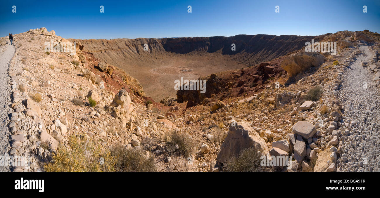 USA, Arizona, Barringer Meteoritenkrater Stockfoto