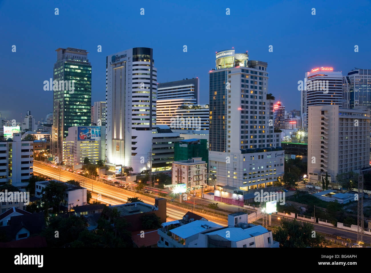 Zentrum von Bangkok, Bangkok, Thailand Stockfoto